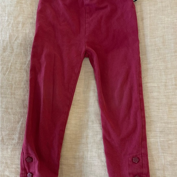 JoJo Maman Bebe fuschia Kids Leggings 2-3 years - Picture 2 of 6
